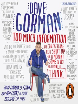 cover image of Too Much Information